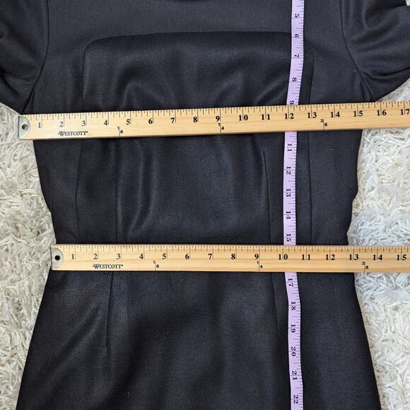 See by Chloe Wool Sheath Dress Black Size 4 - Picture 8 of 16